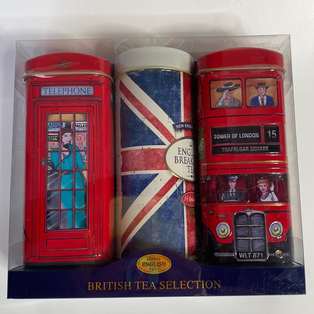 **BRAND NEW** British Tea Collection in Iconic Tins